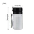 thumbnail image 3 of lhwanj Water Bottle, Clear Bottle with Scale Line Rope Handle Design,Cup Holder Leakproof One Hand Use Easy Carried., 3 of 3