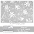 thumbnail image 4 of BLEUM CADE Christmas Snowflake 3x5 ft Area Rug,Non-slip Machine Washable Area Rug for Christmas Decorations Living Room Bedroom,Gray, 4 of 8