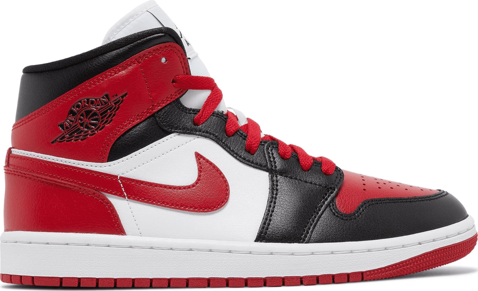 jordan 1s red and black and white