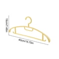 thumbnail image 3 of Fufafayo Seamless Clothes Hangers, Skids-Proof -Shoulder-Bump Plastic Garment Hangers, Extra-Thickened Reinforced Drying Racks for Household Closet Storage, 3 of 6
