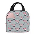 thumbnail image 1 of Fotbe Christmas Gnome 1 Bolsa Térmica con Estampado y Forro de Aluminio Grueso Bolsa de Almuerzo con Bolsillo Frontal para Hombres y Mujeres, Ideal para Trabajo, Escuela, 1 of 8