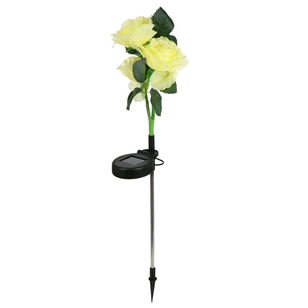 Outdoor Rose Flower Solar Luz de jardín Decoración de jardín Decorativo LED Adorno de luz