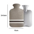 thumbnail image 2 of Hot Water Bottle Heat Up and Refreezable Hot Cold Pack with Classic Striped, 2 of 5