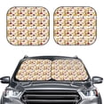 thumbnail image 2 of Haiem Mushroom Car Windshield Sun Shade (2 Pieces) Foldable Windshield Sun Shade Car Accessories for Truck SUV Pickup-Large, 2 of 7