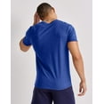 thumbnail image 3 of Hanes Originals Men's Tri-Blend T-Shirt (Big & Tall Sizes) Royal 3XT, 3 of 4