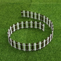 FUTUREORYY Miniature Fence for Crafts Wood for Garden Fence Decor 1Set 35.4x2in