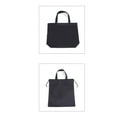 thumbnail image 3 of BESTYASH Reusable Trolley Bags Storage Pouch Black Polyester 2pcs, 3 of 8