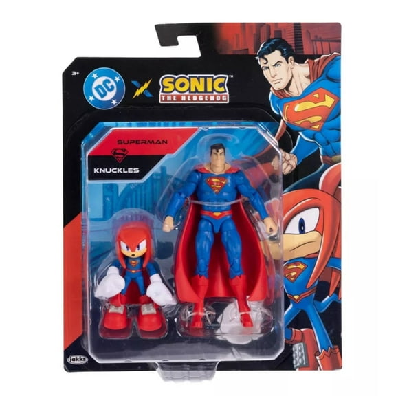Sonic the Hedgehog Knuckles and Super Action Figure - D.C