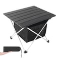 thumbnail image 1 of Mesa de camping Grope ultraligera de aluminio 40x35x33 cm negra, 1 of 6