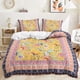 thumbnail image 1 of Juego de edredón de tres piezas de estilo retro, juego de ropa de cama de dos piezas de comercio exterior con impresión digital, 1 of 5