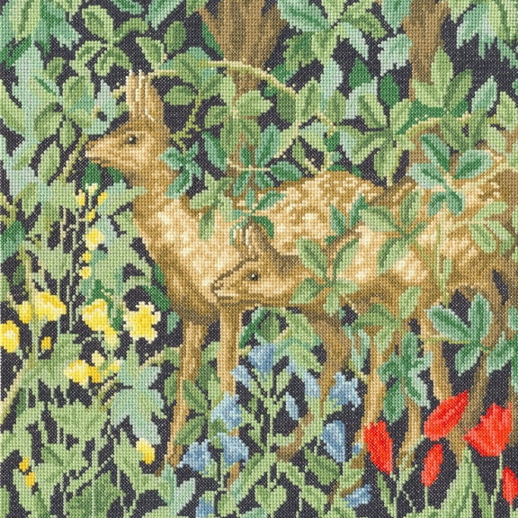 Bothy Threads Greenery Deer Counted Cross-Stitch Kit