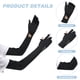 thumbnail image 2 of 2 pares de guantes de protección solar, protectores de brazos alargados para el verano, protección UV, para mujeres que conducen al aire libre539, 2 of 5
