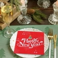 thumbnail image 5 of Merry Christmas Napkin, Xmas Tree Elk Paper, Dessert Paper, Red White Plaid Handnapkin, Beverage Cake Salad Fruit Paper, Dinnerware, Luncheon Paper, Disposable Hand Towels Party Supplies BBQ Picnic, 5 of 6