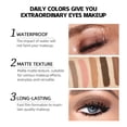 thumbnail image 5 of QIBEST Juego de sombra de ojos líquida, 8 colores, mate, larga duración, resistente al agua, pigmentos, Nude, Kits de maquillaje profesional, 5 of 5