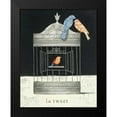 thumbnail image 2 of Adams, Emily 15x18 Black Modern Framed Museum Art Print Titled - La Tweet, 2 of 5