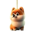 thumbnail image 2 of Border New Product Christmas Dog Car Hanger Christmas Decoration Acrylic Car Hanger Home Hanger, 2 of 3