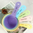 thumbnail image 4 of unbranded 6Ud De Cucharas Medidoras De Plástico Con Escala Multicolor Para Cocina Y Repostería, 4 of 8