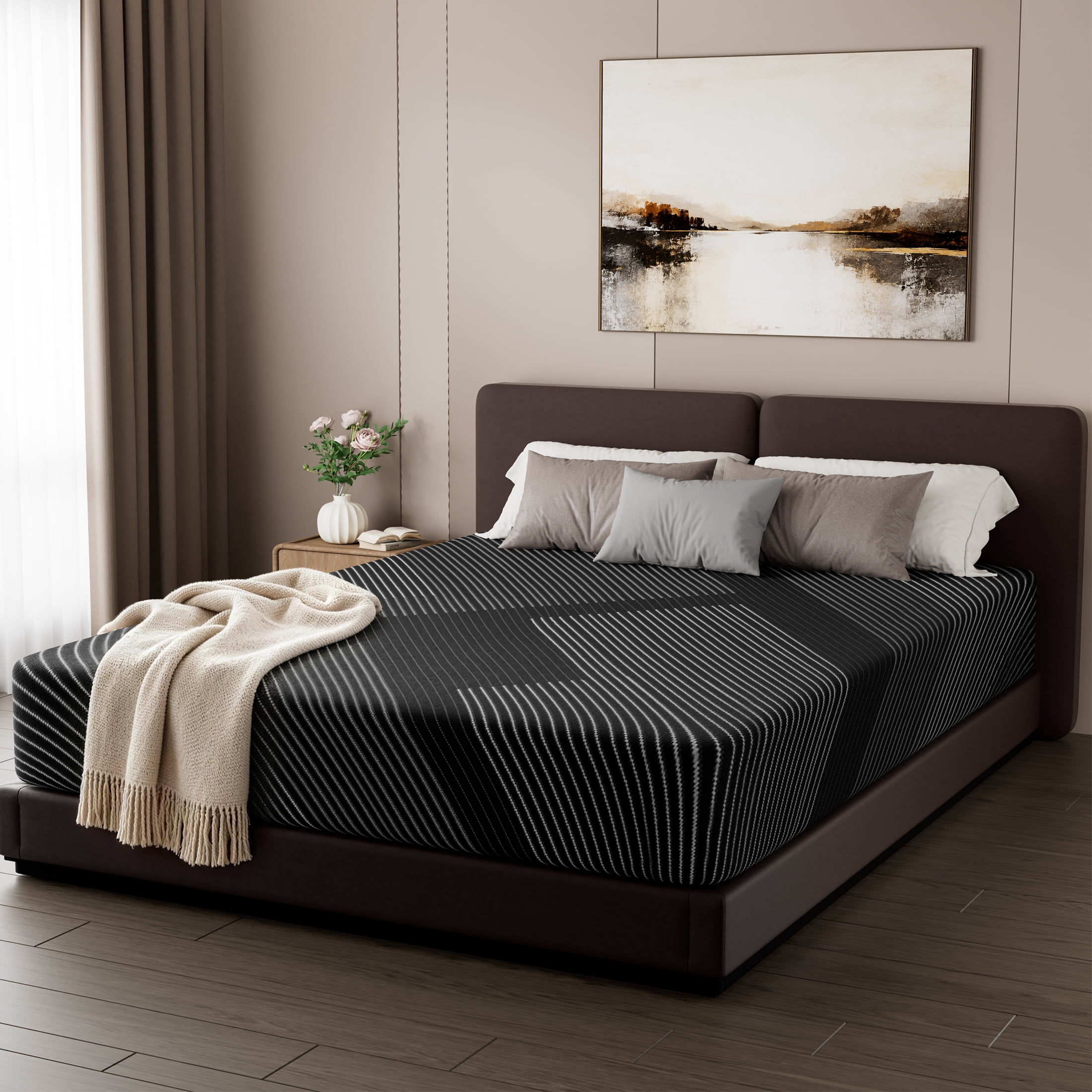 JYYA88BB 10-inch Full Size Gel Memory Foam Mattress, CertiPUR-US Certified, Bed-in-a-Box