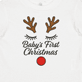 thumbnail image 4 of Inktastic My First Christmas Reindeer Boys or Girls Baby T-Shirt, 4 of 5