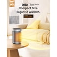 thumbnail image 2 of Space Heater Dreo Portable Electric 1500W PTC Ceramic Silver, 2 of 7