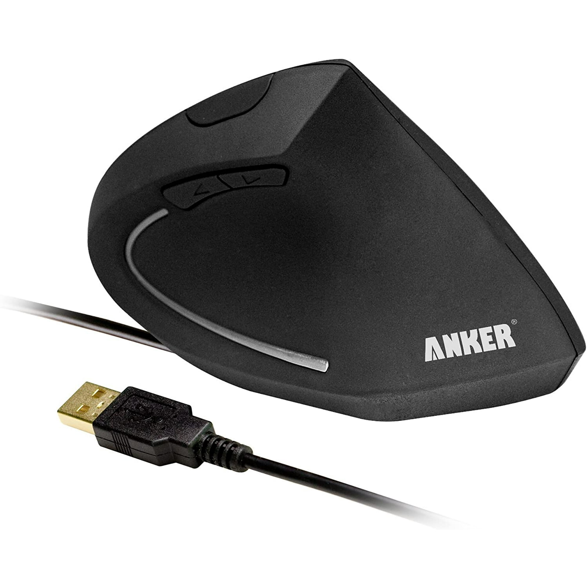 Anker Ergonomic Optical Usb Wired Vertical Mouse 1000 1600 Dpi 5 Buttons Ce100 Walmart Canada