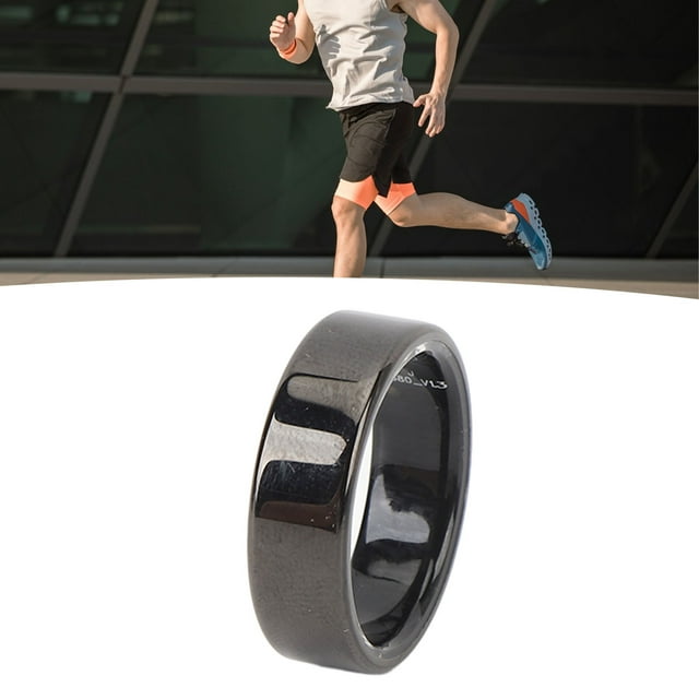 Smart Ring, Step Counter Smart Ring IP68 Water Resistant Stainless Steel for Daily Use 7,8,9,10,11,12,13