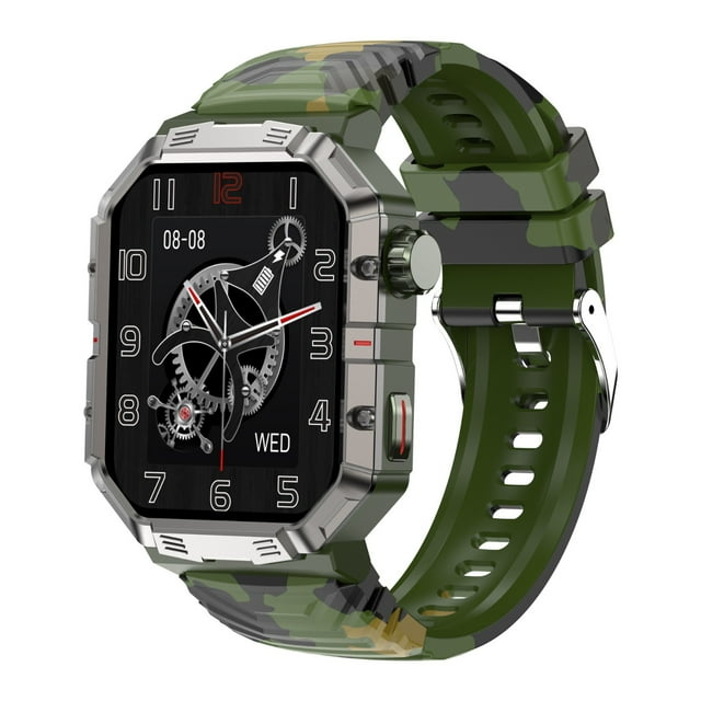 Reloj inteligente Bluetooth GW55 | Pantalla TFT de 2,02" | Seguimiento de la actividad física, monitor de sueño, modos multideporte | Llamadas Bluetooth, Estrés y Monitoreo Cardíaco | Caja de