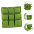 thumbnail image 5 of Bolsa para cultivo de plantas, macetero de montaje en pared, contenedor para plantar, bolsas para plantar montadas en la pared, bolsa para plantar colgante Vertical, no tejida, 5 of 5