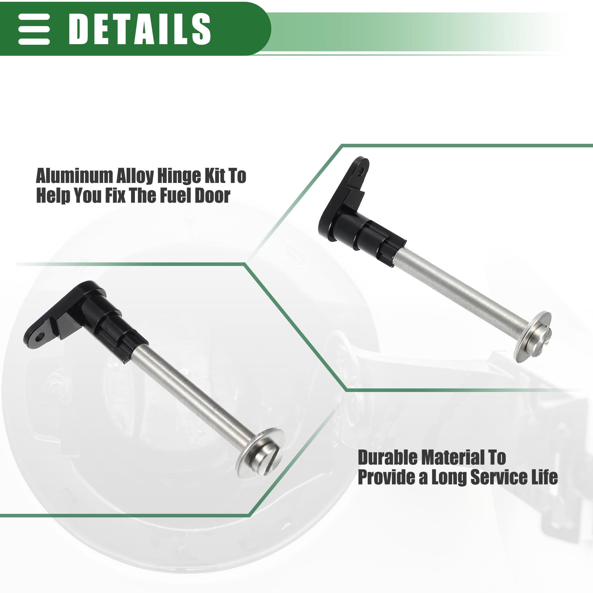 Unique Bargains Fuel Door Spring Hinge Kits for Ford F-150 2009-2014 for Lincoln MKZ