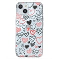 thumbnail image 1 of Funda Antigolpes Para iPhone 14 corazones, Uso Rudo, InstaCase  Protector para iPhone 14 antigolpes, Case anticaídas corazones, 1 of 4