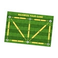 thumbnail image 4 of koolsoo Football Training Mat Rug Carpet Sturdy Training Equipments Folding Practical Soccer Training Mat for Outdoor Adults Starters 40cmx60cm, 4 of 9