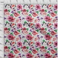 thumbnail image 4 of oneOone Cotton Poplin Twill Pink Fabric Florals Craft Projects Decor Fabric Printed By The Yard 56 Inch Wide-BC, 4 of 4