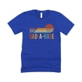 thumbnail image 2 of Dad A Base T-Shirt for Men Funny Dad Humor Shirt for Fathers Day Vintage Royal Shirt Adult Small, 2 of 5