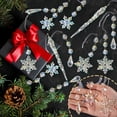 thumbnail image 2 of Adornos navideños OuMuaMua Crystal Snowflake 80 piezas, 2 of 7