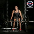 thumbnail image 6 of Nordic Lifting 18in Wrist Wraps and 24in Lifting Straps Set for Weightlifting, Powerlifting, Gym Support, CGreen, 6 of 9