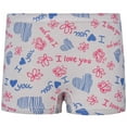 thumbnail image 1 of Girls Student Underwear Four Corners Flat Corner Cute Cartoon Clothes, 1 of 5