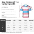 thumbnail image 6 of Transgender Pride Flag LGBT Mens Hawaiian Shirt Short Sleeve Casual Button Up Tropical Summer Beach Shirt, 6 of 9