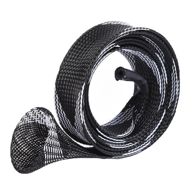 S SERENABLE ing Rod Cover ing Pole Protector Cover Rod Sleeve Sock With Lanyard Set Black White