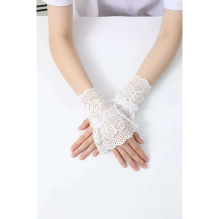 

NUOLUX 1 Pair Wrist Cuffs Lace Cuffs Detachable False Sleeves Women Dress Accessories