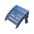 thumbnail image 1 of VEVOR Reposapies plegable para patio de HDPE de 15,7 L x 18,9 W x 13 H Adirondack Ottoman, color azul, 1 of 9