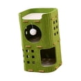 thumbnail image 3 of Cama cueva para gatos con bola colgante, juguete resistente a arañazos, nido, mueble para esconderse, casa para gatos de varias capas para que duerman Doble capa verde, 3 of 8
