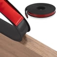 thumbnail image 3 of Tira adhesiva de 5 metros para bordes de muebles, cinta para cubrir muebles, tira de bordes de TPE, borde protector, 12mm x 5m, blanco (5m*12mm) + negro (5m*12mm), Total 2 uds., 3 of 5
