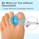 thumbnail image 5 of Almohadilla separadora de dedos para el cuidado de los pies | Espaciadores de dedos de gel verde para corrección, valgo, alivio de juanetes, soporte metatarsiano y de arco | Paquete de 1 par (8, 5 of 8