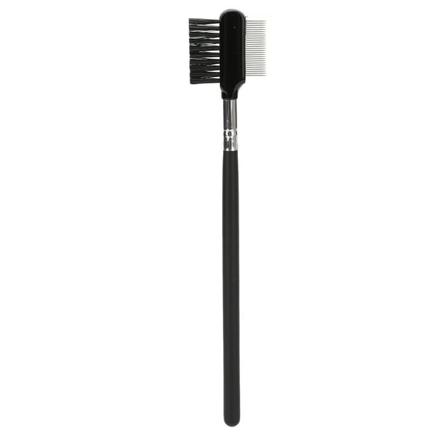 Separador de pestañas 2 en 1, peine para cejas, dientes de acero inoxidable, peine para rímel, herramienta de maquillaje y cuidado personal.