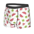 thumbnail image 5 of Goofa Watermelon And Kiwi Printed Men's Boxer Briefs Underwear, Moisture-Wicking Underwear, Trunk,Soft and Breathable Cotton Underwear-XX-Large, 5 of 9