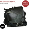 thumbnail image 2 of ELW Oil-Tanned Leather Scraps  3-6 oz 1.2-2.6 mm Medium Weight  Size: 100 LB  Genuine Cowhide Leather Remnants for Crafting, Ideal for DIY Leatherworking Projects  Color: Black Oil Tan- Light, 2 of 6
