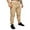 Khaki, variant on NinXxx Men's Solid Color Tooling Multi Pocket Casual Leggings Trousers Khaki XL
