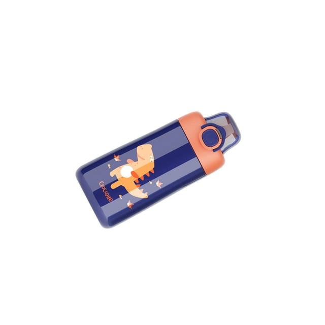 Billuyoard Botella aislada Taza de vacío liviana de acero de viaje Taza de agua a prueba de fugas de gran capacidad con cubierta que rebota Hotel Camping Cocina y Comedor Azul/350ML Billuyoard HA068293-01