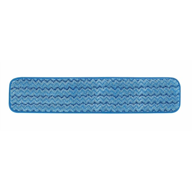 Rubbermaid Commercial Products HYGEN 24" Microfiber Mop Pad, Blue