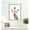 Sylvie Natural, variant on Kate and Laurel Framed Canvas Wall Art Print Giraffe by Madeline Jeppesen, 18 x 24 Sylvie Natural Frame, Whimsical, Animal Art for Wall Decor